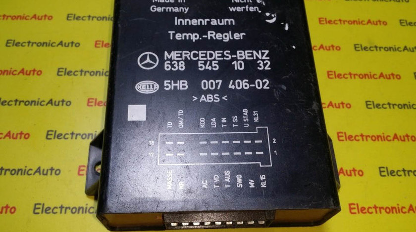 Unitate control aer conditionat Mercedes 6385451032