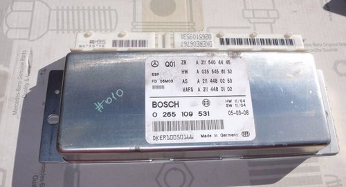 Unitate control,Calculator ESP Mercedes W211 W219 A2115404445 BOSCH 0265109531