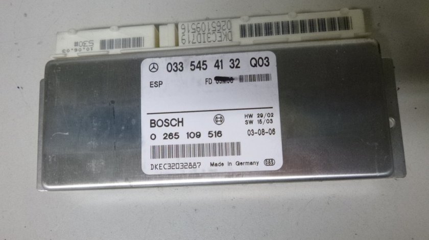 Unitate control,Calculator ESP Mercedes W211 A0335454132 BOSCH 0265109516