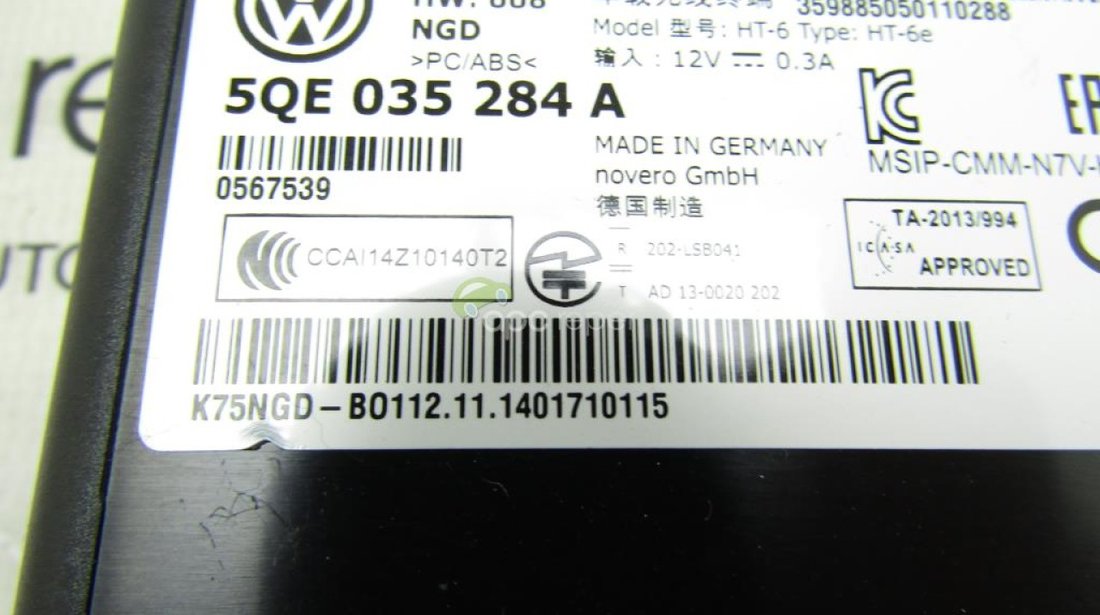 Unitate control Online Audi A3 8V 5QE035284A