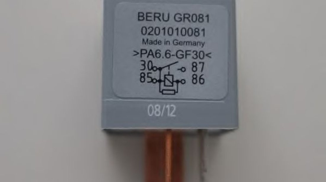 Unitate de control,bujii incandescente SEAT AROSA (6H) (1997 - 2004) BERU GR081 piesa NOUA