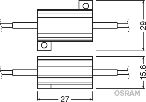 UNITATE DE CONTROL CANBUS 12V 21W BLI 2 BUC OSRAM LEDCBCTRL102 OSRAM