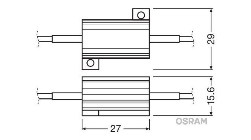 Unitate de control canbus 12v 21w bli 2 buc osram UNIVERSAL Universal #6 LEDCBCTRL102