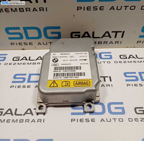 Unitate Modul Calculator Airbag BMW X5 E53 1998 - 2006 Cod 0285001458 6912755 [1587]