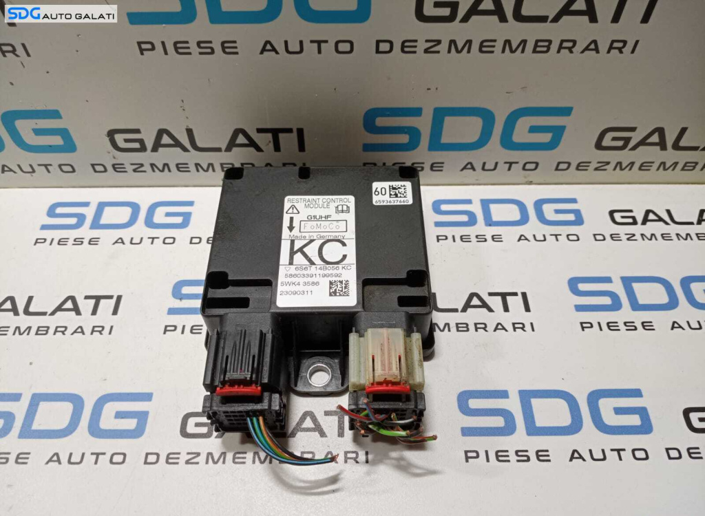 Unitate Modul Calculator Airbag Ford Fusion 2002 - 2012 Cod 6S6T-14B056-KC 5WK4-3586 [M4346]