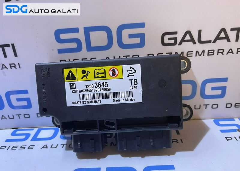 Unitate Modul Calculator Airbag Opel Insignia A 2008 - 2017 Cod 13503645 [L3684]