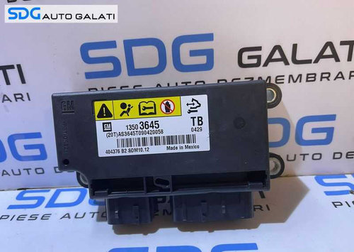 Unitate Modul Calculator Airbag Opel Insignia A 2008 - 2017 Cod 13503645 [L3684]