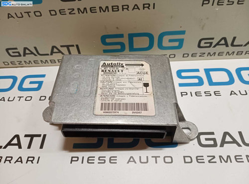 Unitate Modul Calculator Airbag Renault Laguna 2 2001 - 2007 Cod 607139300 8200682381 [M6274]
