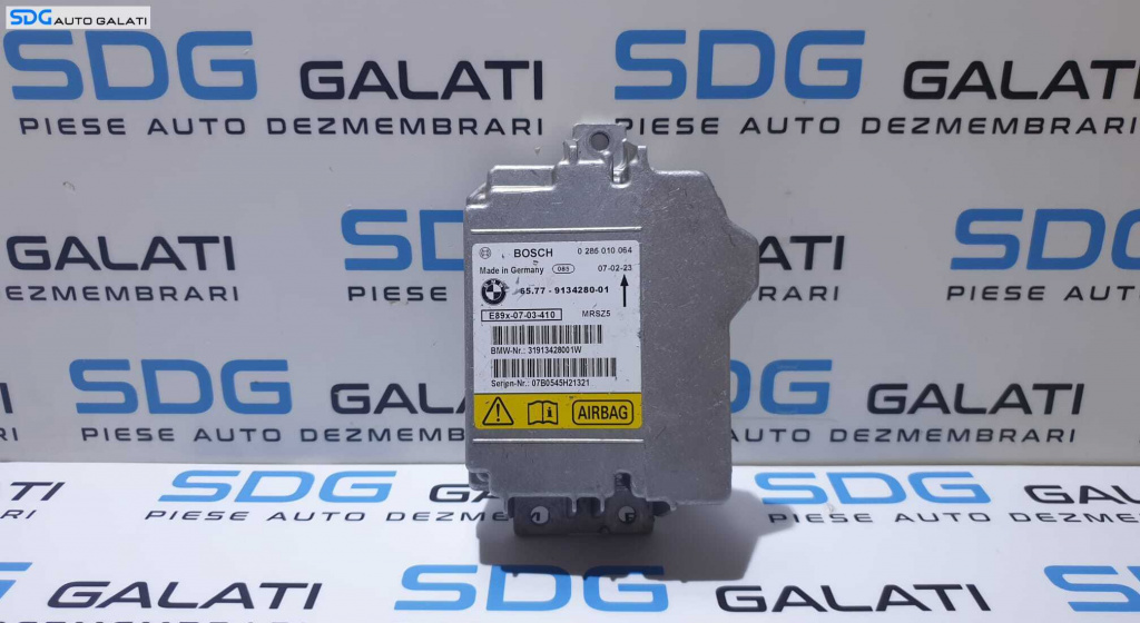 Unitate Modul Calculator Airbag - uri BMW Seria 1 E81 E87 2004 - 2011 Cod 9134280 [L3692]