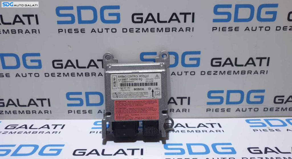 Unitate Modul Calculator Airbag - uri Ford C-Max 2004 - 2010 Cod 3M5T-14B056-BG 0285001452 [L3733]