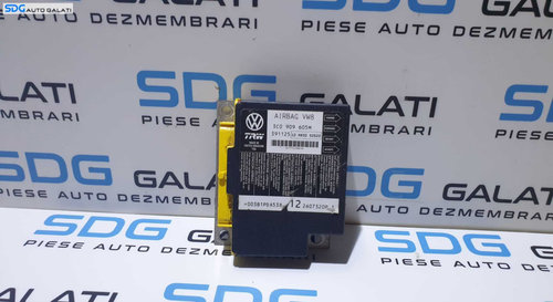 Unitate Modul Calculator Airbag - uri Index 11 Volkswagen Passat B6 2005 - 2010 Cod 3C0909605M [L371...