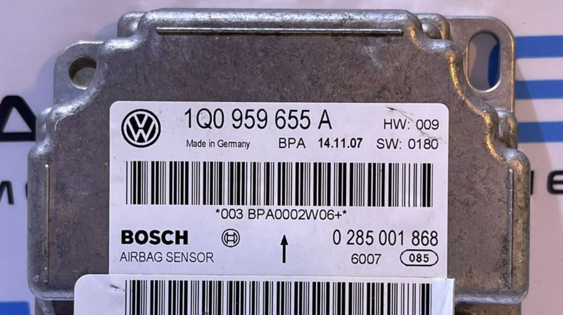 Unitate Modul Calculator Airbag - uri VW EOS 2006 - 2011 Cod 1Q0959655A 0285001868