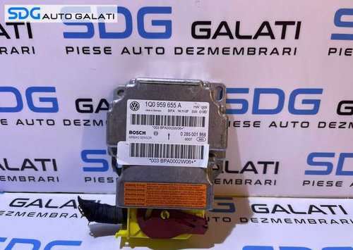 Unitate Modul Calculator Airbag - uri VW EOS 2006 - 2011 Cod 1Q0959655A 0285001868