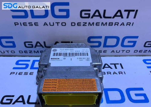 Unitate Modul Calculator Airbag VW Touareg 7L 2003 - 2010 Cod 7L0959655 [L3730]