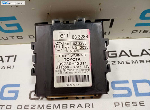 Unitate Modul Calculator Alarma Toyota RAV 4 2006 - 2013 Cod 89730-42011 237000-3731 [M3738]