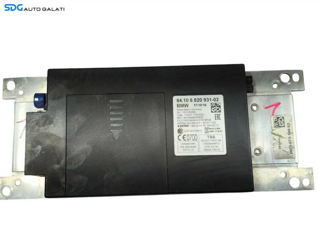 Unitate Modul Calculator Bluetooth BMW Seria 3 F30 F31 2011 - 2019 Cod 6820931-02 [LR1204]