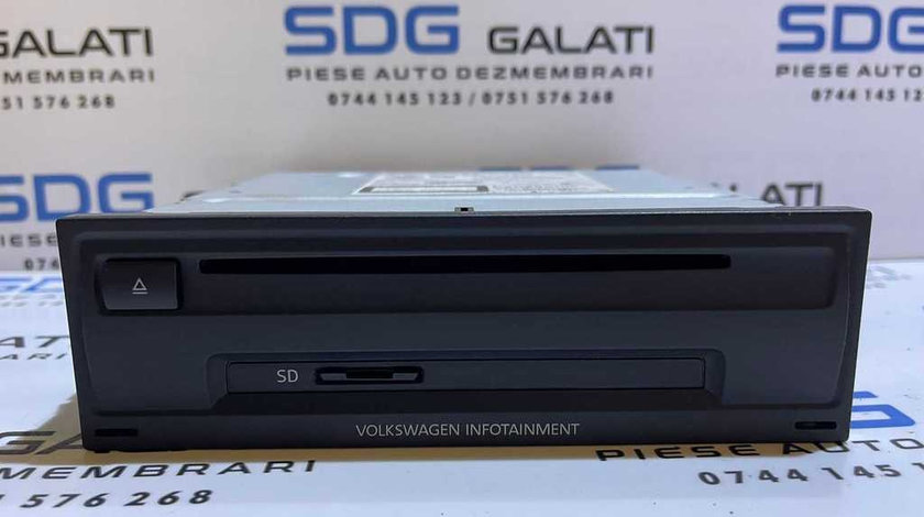 Unitate Modul Calculator Bluetooth Magazie CD - uri Slot Card SD VW Golf 7 2013 - 2017 Cod 5G0035820A