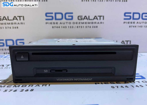 Unitate Modul Calculator Bluetooth Magazie CD - uri Slot Card SD VW Golf 7 2013 - 2017 Cod 5G0035820...