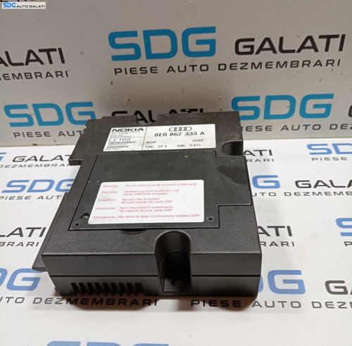 Unitate Modul Calculator Bluetooth Telefon Audi A4 B6 2001 - 2005 Cod 8E0862333A [272M0]