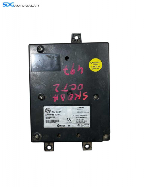 Unitate Modul Calculator Bluetooth Volkswagen Passat CC 2008 - 2012 Cod 5N0035730C [L6467]