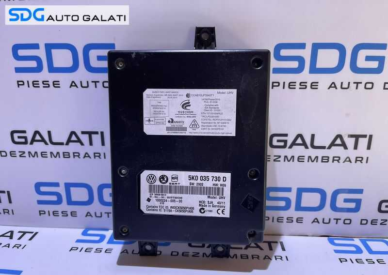 Unitate Modul Calculator Bluetooth VW Sharan 2011 - 2016 Cod 5K0035730D [L3628]