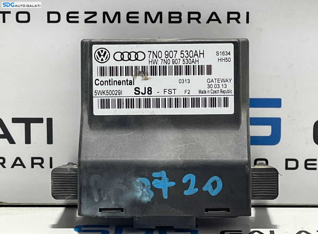 Unitate Modul Calculator CAN Gateway Audi A3 8P 2004 - 2012 Cod 7N0907530AH [L3064]