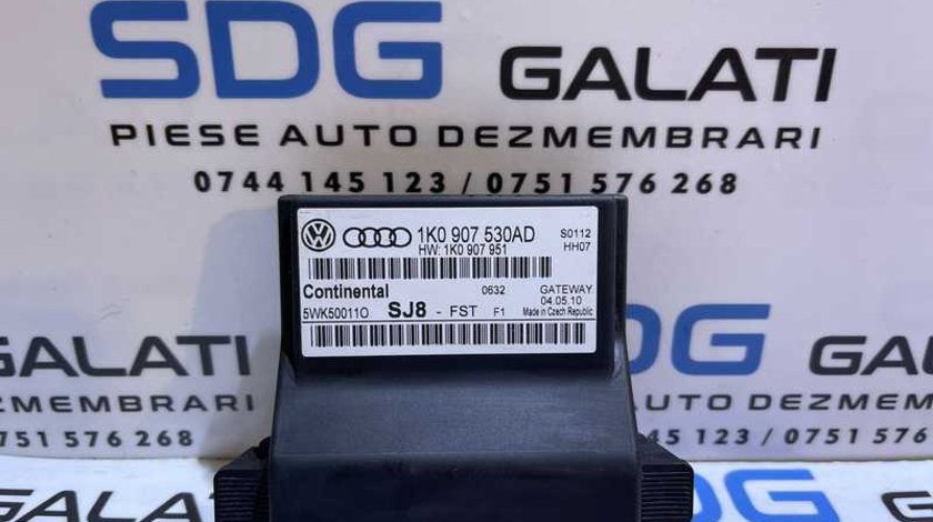 Unitate Modul Calculator CAN Gateway Audi A3 8P 2004 - 2013 Cod 1K0907530AD 1K0907951