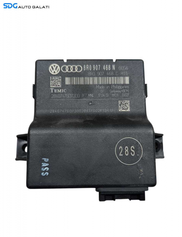 Unitate Modul Calculator CAN Gateway Audi A4 B8 2008 - 2016 Cod 8R0907468N [LS0038]