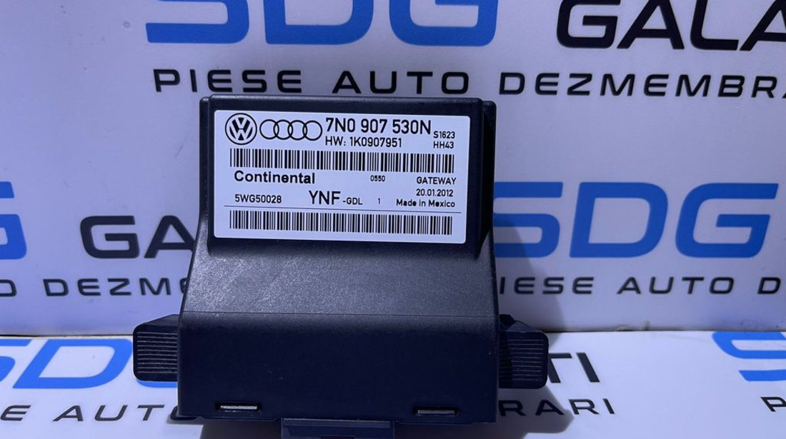 Unitate Modul Calculator CAN Gateway Audi TT 2011 - 2014 Cod 7N0907530N