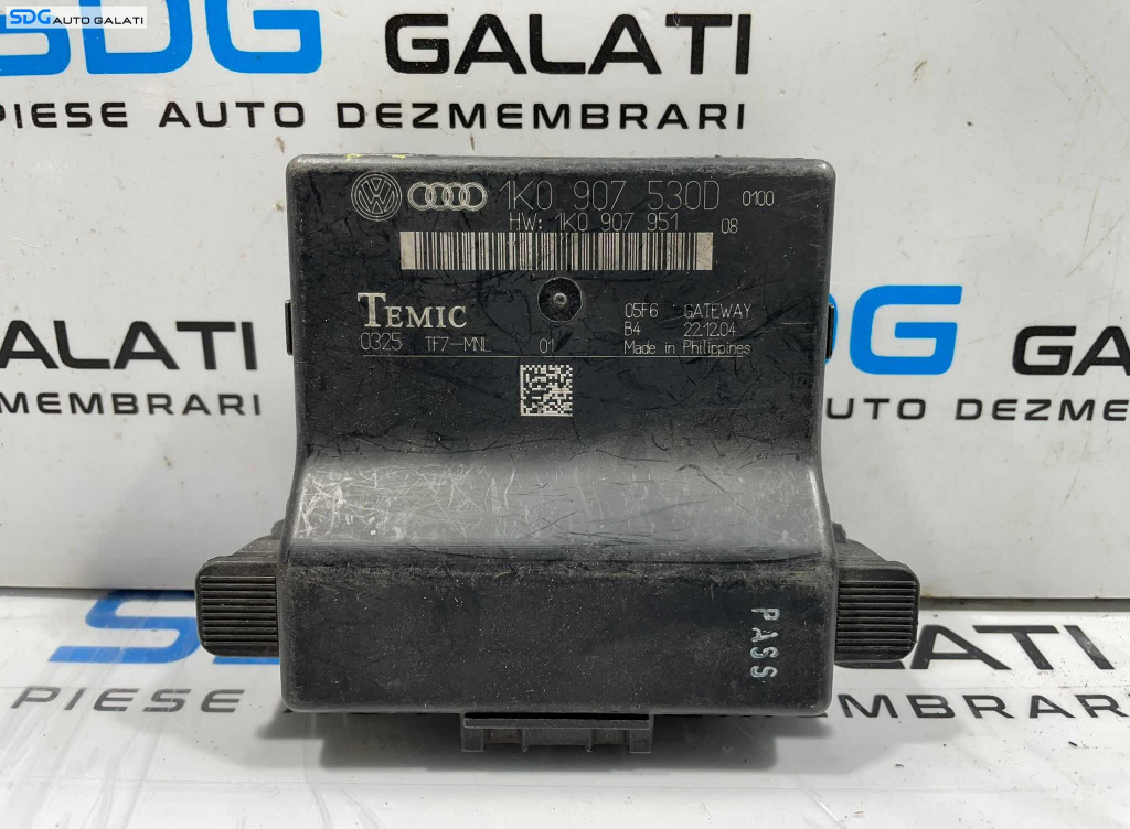 Unitate Modul Calculator CAN Gateway Volkswagen Audi Skoda Seat 2004 - 2013 Cod 1K0907530D [L4516]