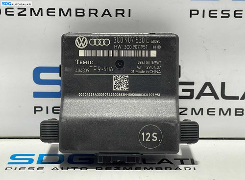 Unitate Modul Calculator CAN Gateway Volkswagen Passat CC 2008 - 2012 Cod 3C0907530E [L3057]