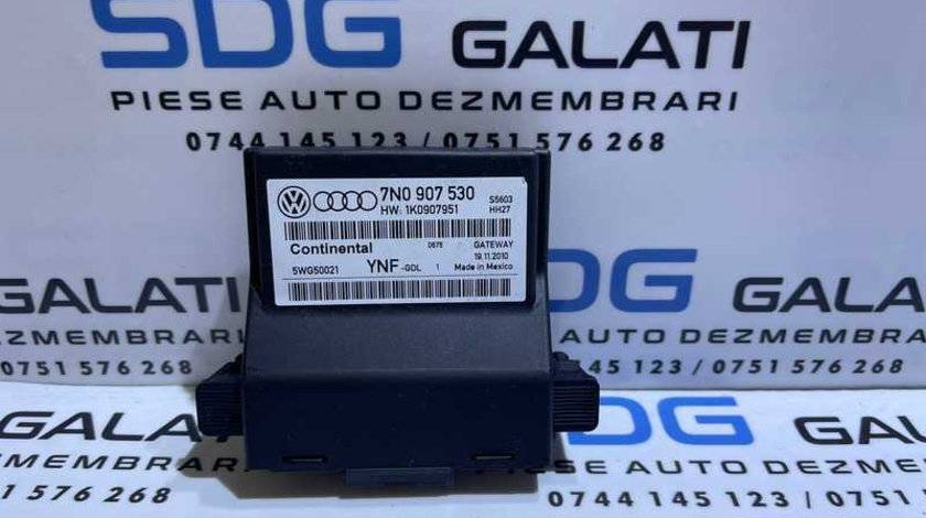 Unitate Modul Calculator CAN Gateway VW Tiguan 2008 - 2012 Cod 7N0907530 1K0907951