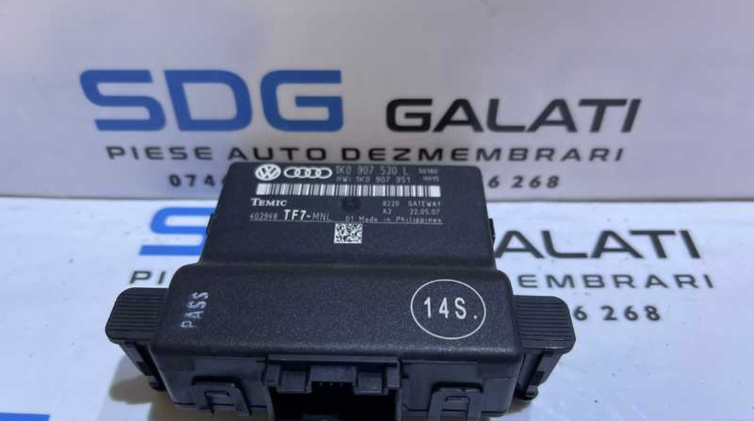 Unitate Modul Calculator CAN Gateway VW Touran 2003 - 2010 Cod 1K0907530L 1K0907951