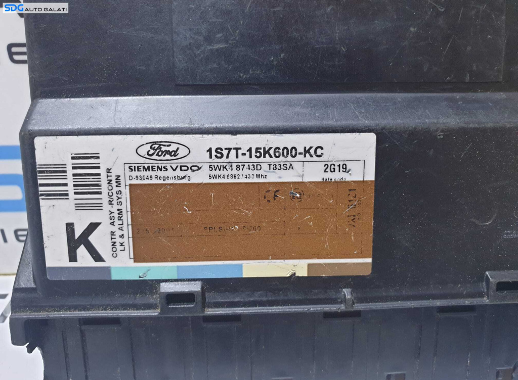Unitate Modul Calculator Confort Cofort Ford Focus 1 1998 - 2004 Cod 1S7T-15K600-KC [L3563]