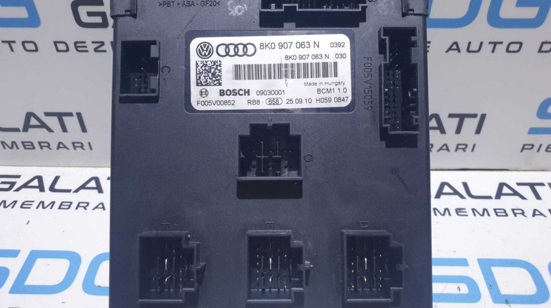 Unitate Modul Calculator Confort Confort Audi A5 2008 - 2017 Cod 8K0907063N
