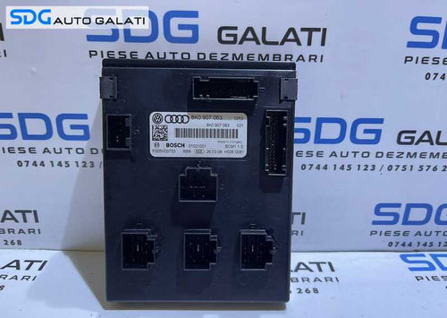 Unitate Modul Calculator Confort Confort BCM Audi A4 B8 2008 - 2015 Cod 8K0907063 01021001 [L3619]