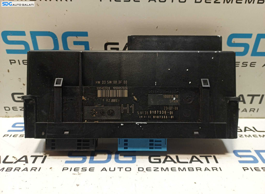 Unitate Modul Calculator Confort Confort BCM BMW Seria 3 E90 E91 2.0 N43 2004 - 2011 Cod 61.35 9187536 - 01 [L0635] [L0636]