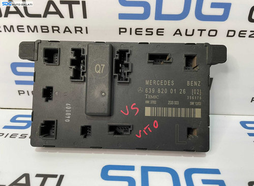 Unitate Modul Calculator Confort Confort Mercedes Vito W639 2003 - 2014 Cod 6398200126 [1307]
