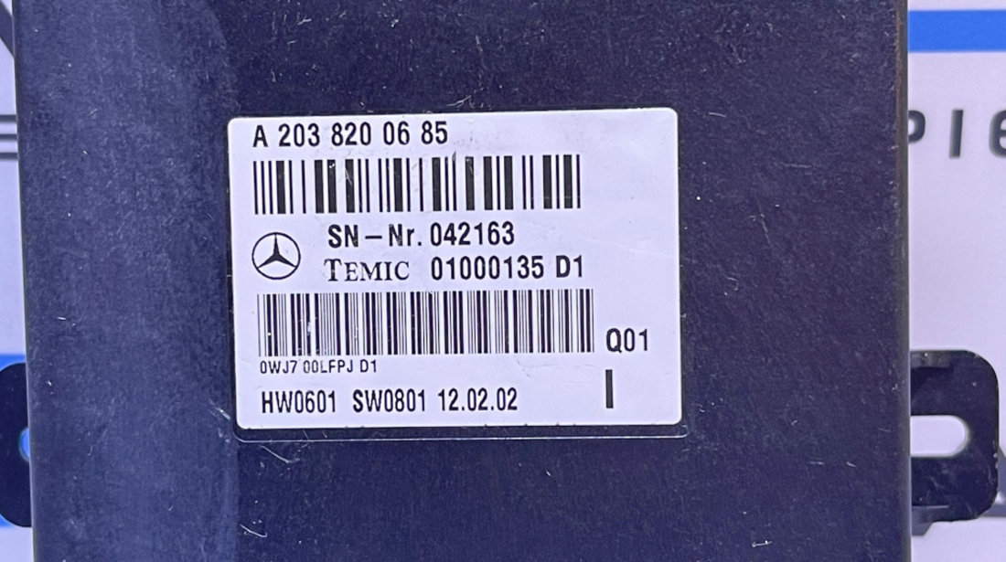 Unitate Modul Calculator Confort Confort Mercedes W203 Clasa C Class 2001 - 2007 Cod A2038200685