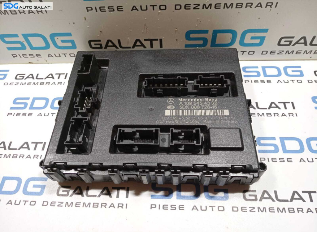 Unitate Modul Calculator Confort Confort Mercedes Clasa A Class W169 2.0 CDI 2004 - 2012 Cod A1695454332 5DK008728-16 [M3765]