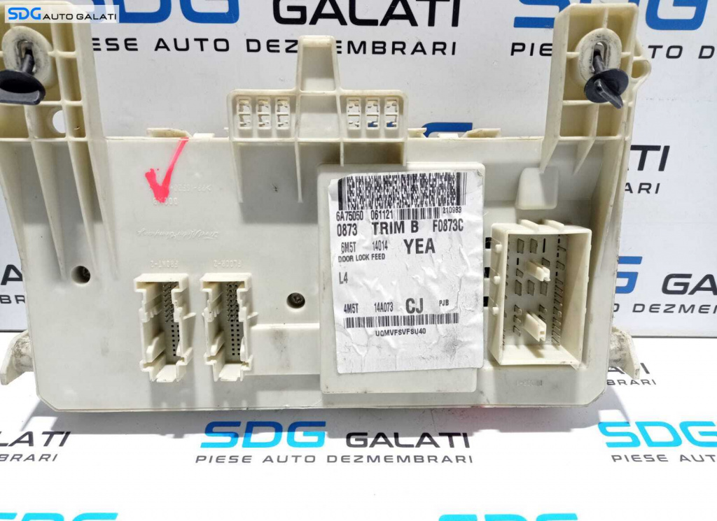 Unitate Modul Calculator Confort Confort Panou Tablou Sigurante Ford C-Max 2004 - 2010 Cod 4M5T-14A073-CJ 6M5T-14014-YEA [L2474]