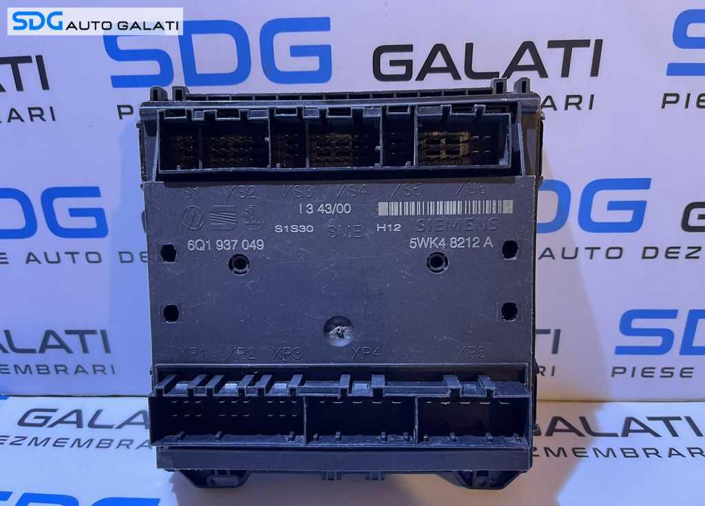 Unitate Modul Calculator Confort Confort Skoda Fabia 1 2000 - 2008 Cod 6Q1937049 5WK48212A [L3779]