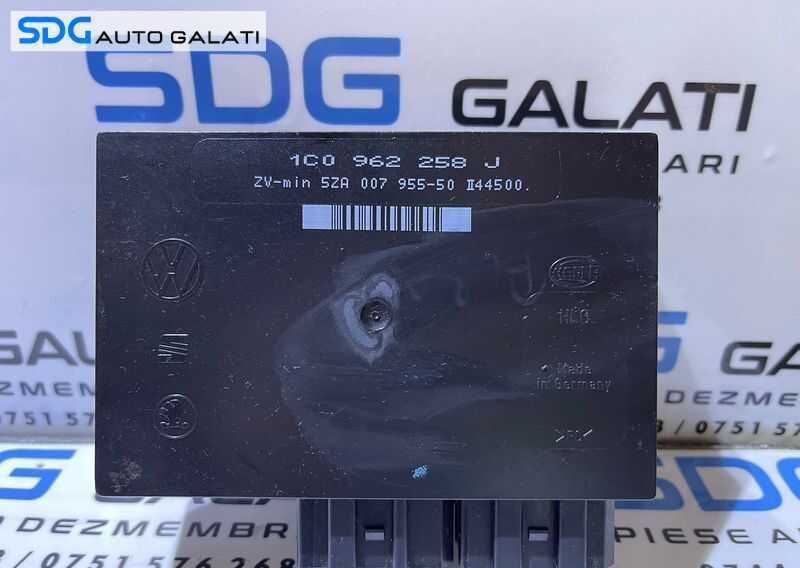 Unitate Modul Calculator Confort Confort VW Lupo 1999 - 2003 Cod 1C0962258J [L3221]