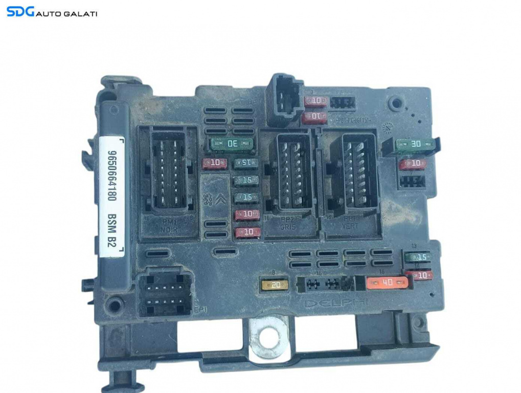 Unitate Modul Calculator Confort Tablou Panou Sigurante BSM B2 Peugeot 307 2001 - 2008 Cod 9650664180 [M8836]