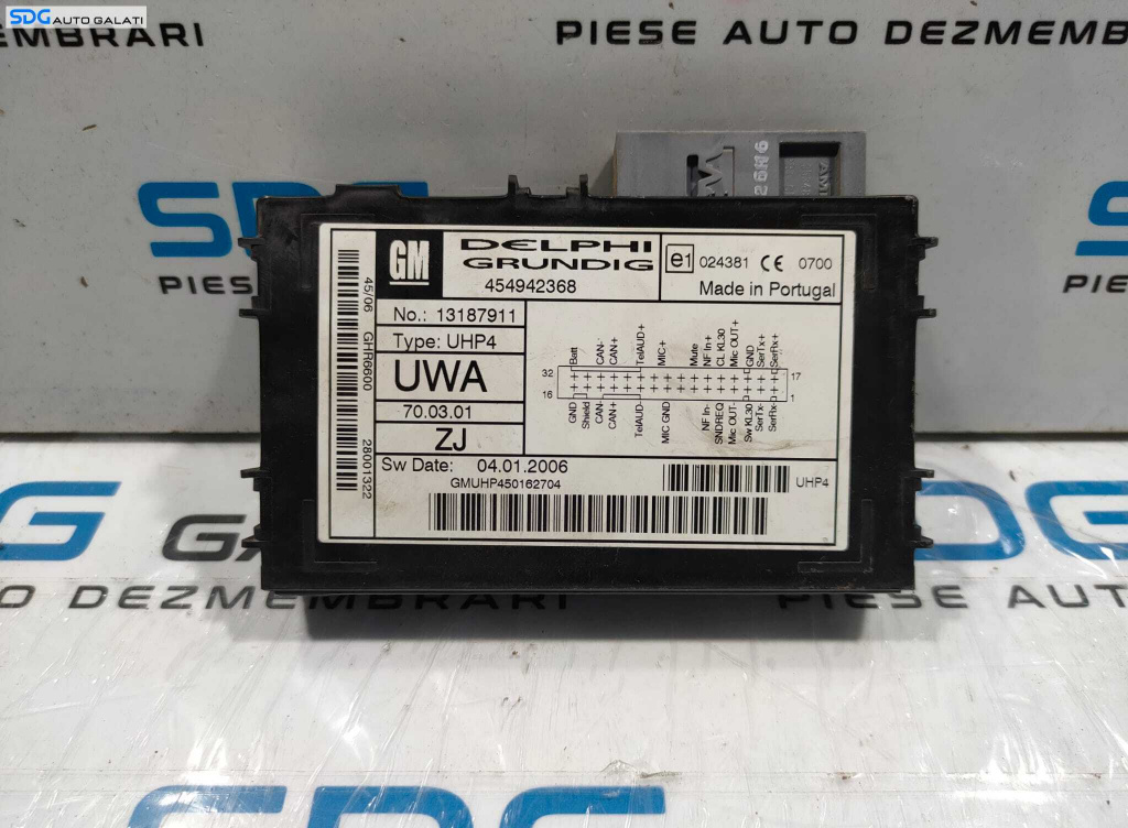 Unitate Modul Calculator Confort UHC Opel Astra H 2004 - 2010 Cod 13187911 [L4841]