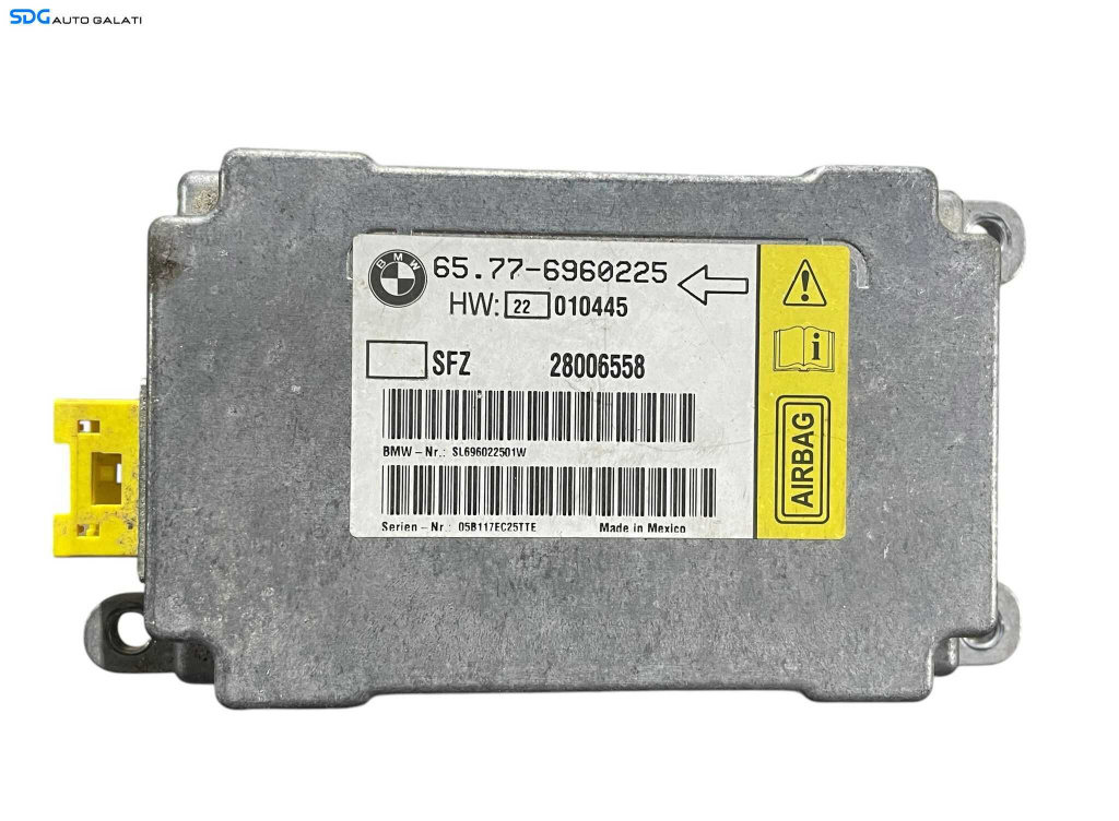 Unitate Modul Calculator Control Airbag BMW Seria 7 E65 E66 2001 - 2008 Cod 6960225 [LR0375]