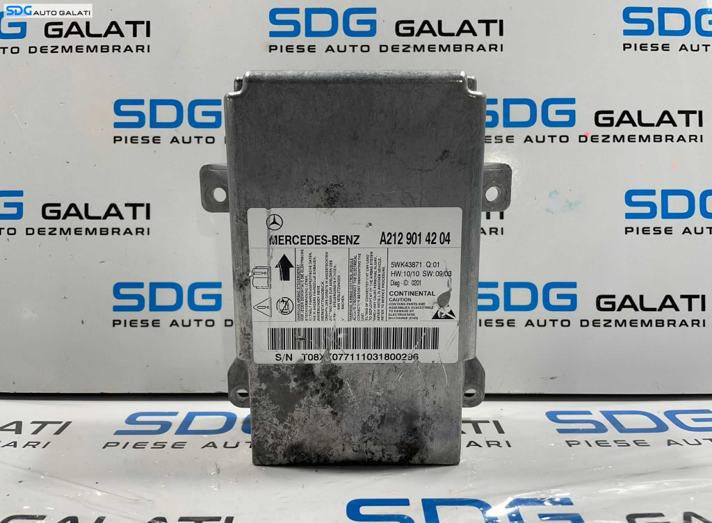 Unitate Modul Calculator Control Airbag Mercedes Clasa E Class W212 2009 - 2016 Cod A2129014204 [L3930]