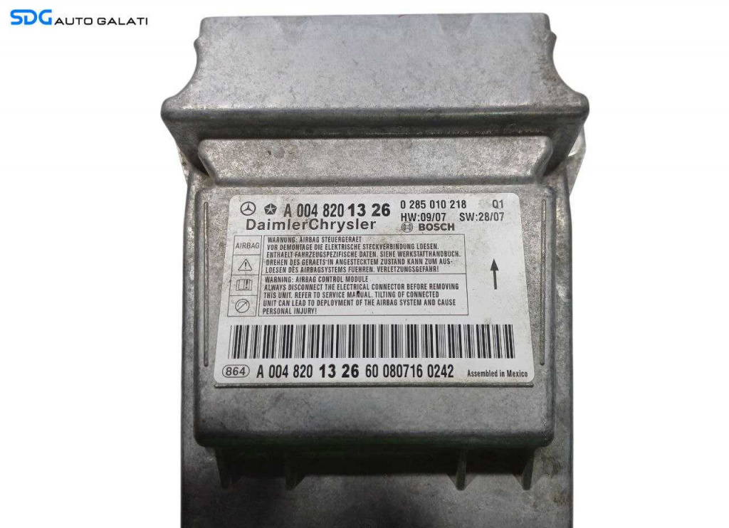 Unitate Modul Calculator Control Airbag Mercedes Clasa S Class W221 2004 - 2013 Cod A0048201326 [L6787]