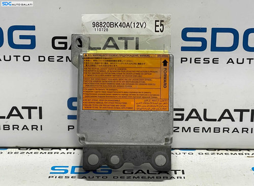 Unitate Modul Calculator Control Airbag Nissan Qashqai 2007 - 2013 Cod 98820BK40A [L3195]