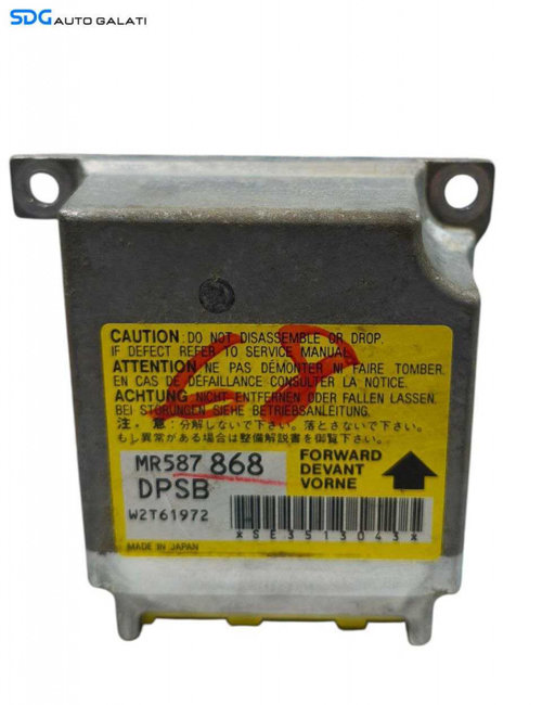 Unitate Modul Calculator Control Airbag Mitsubishi Outlander 2003 - 2008 Cod MR587868 [LR1377]